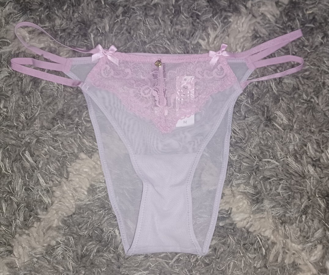Adore Me/VS Dbl Strappy Brazilian Panty NEW Large