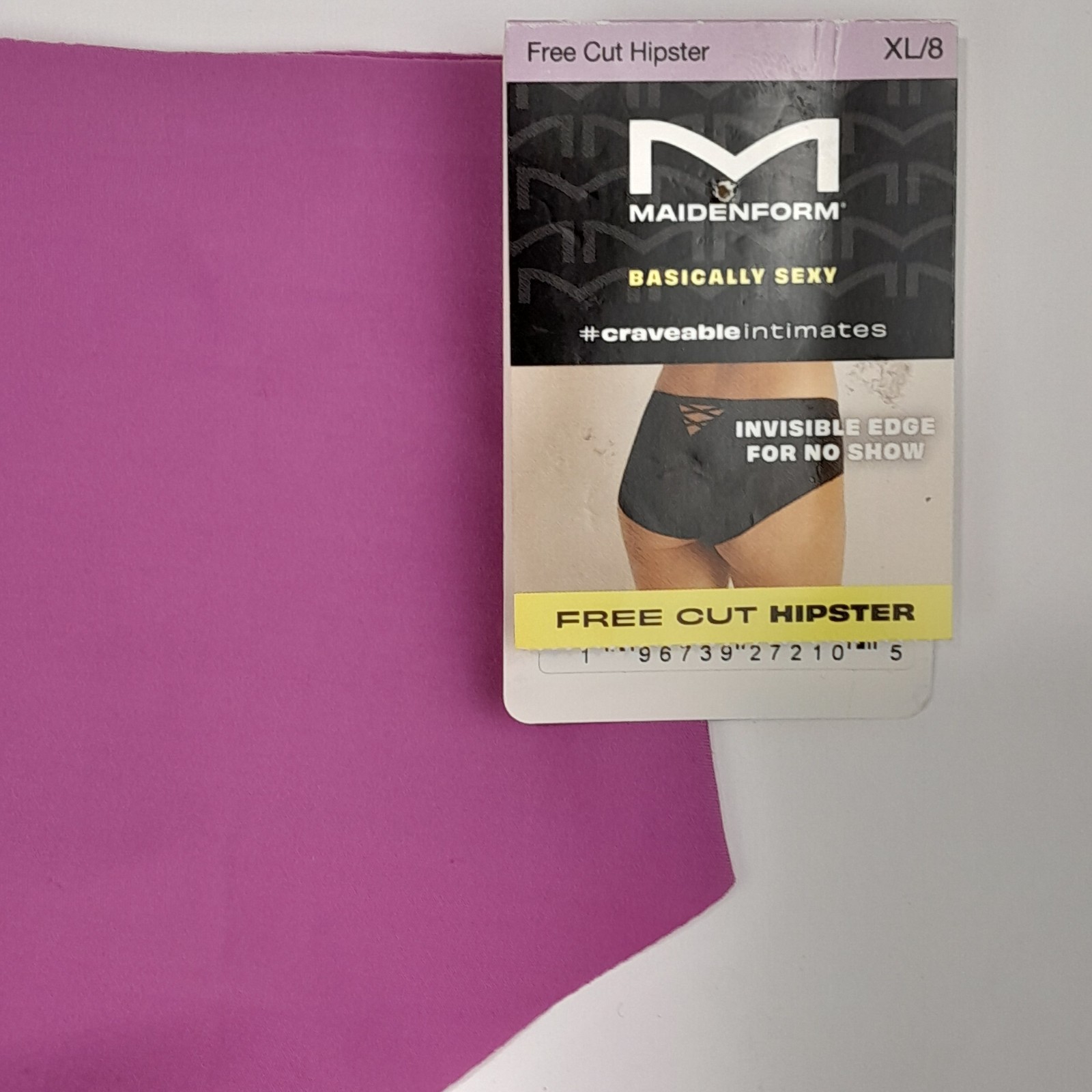 Maidenform Basically Sexy Panties Womens XL Lavendar Free Cut Hipster No Show