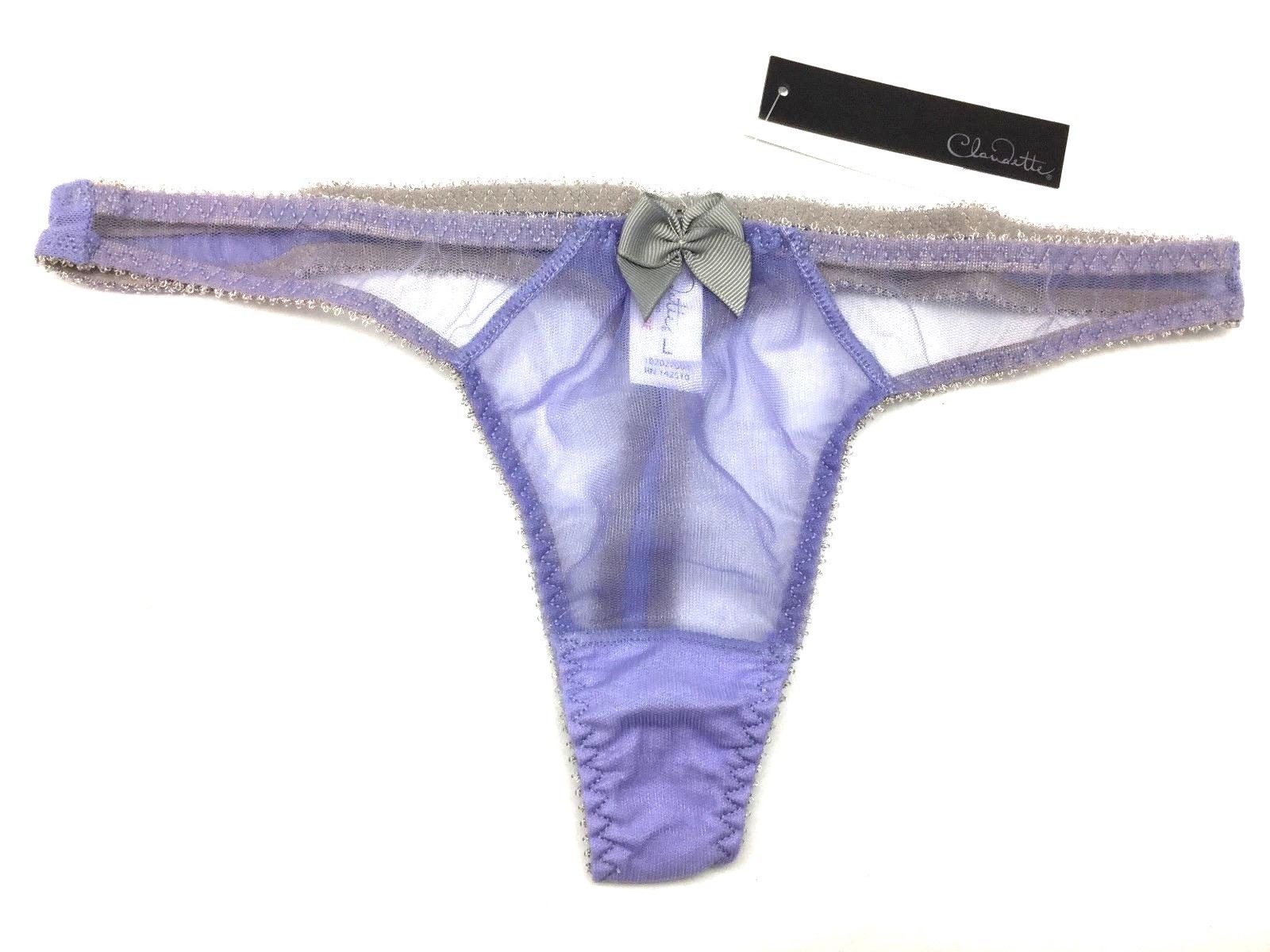 Claudette Dessous Thong Bikini Panty Briefs Sexy Lingerie Panties Parma Violet