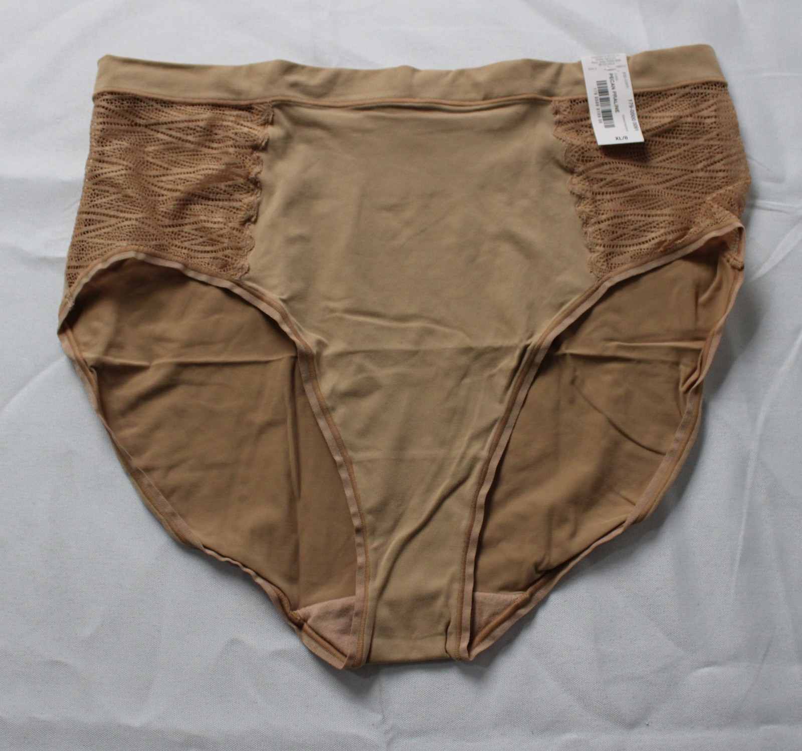 Ambrielle Women’s Seamless High Cut Brief Panaties AR8 Pecan Praline Size 8 (XL)