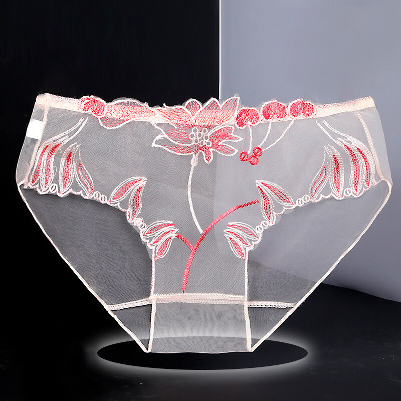 7 Pack Lot Sexy Womens See Through Sheer Pantis Briefs Lace Lingeries Underwear