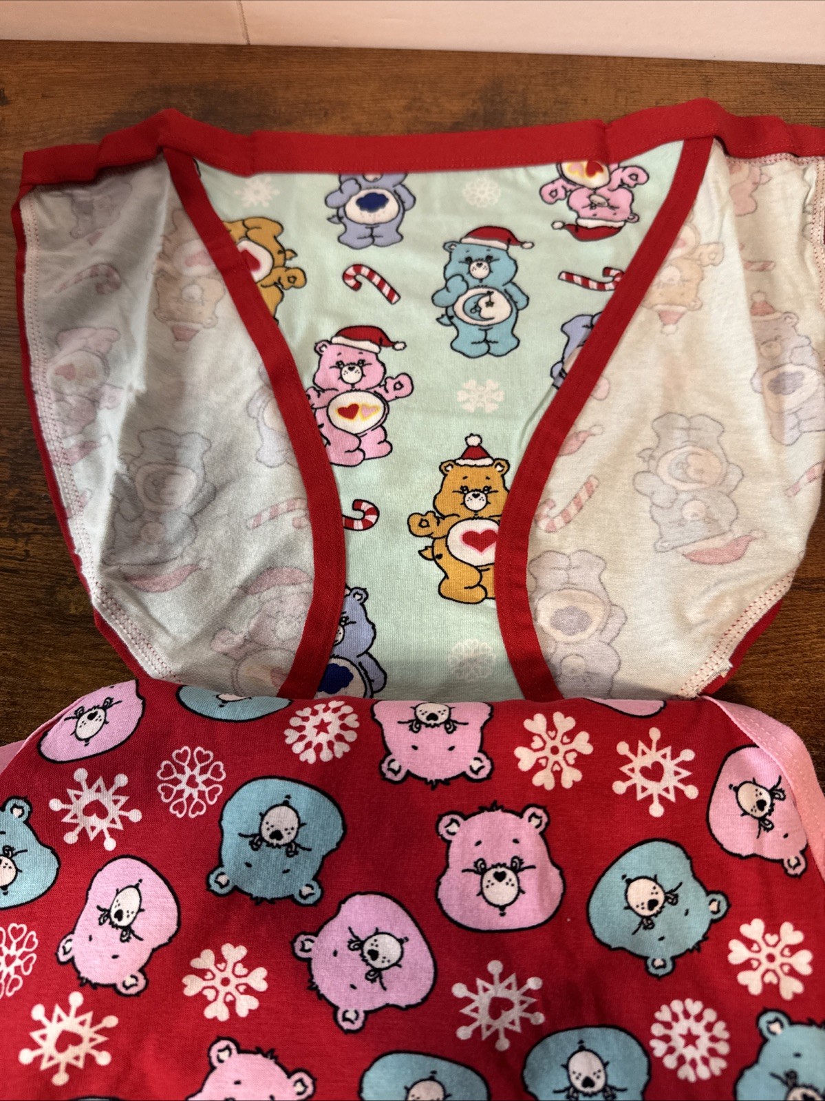 Women’s Care Bears Christmas Bikini Panties, 3-Pack