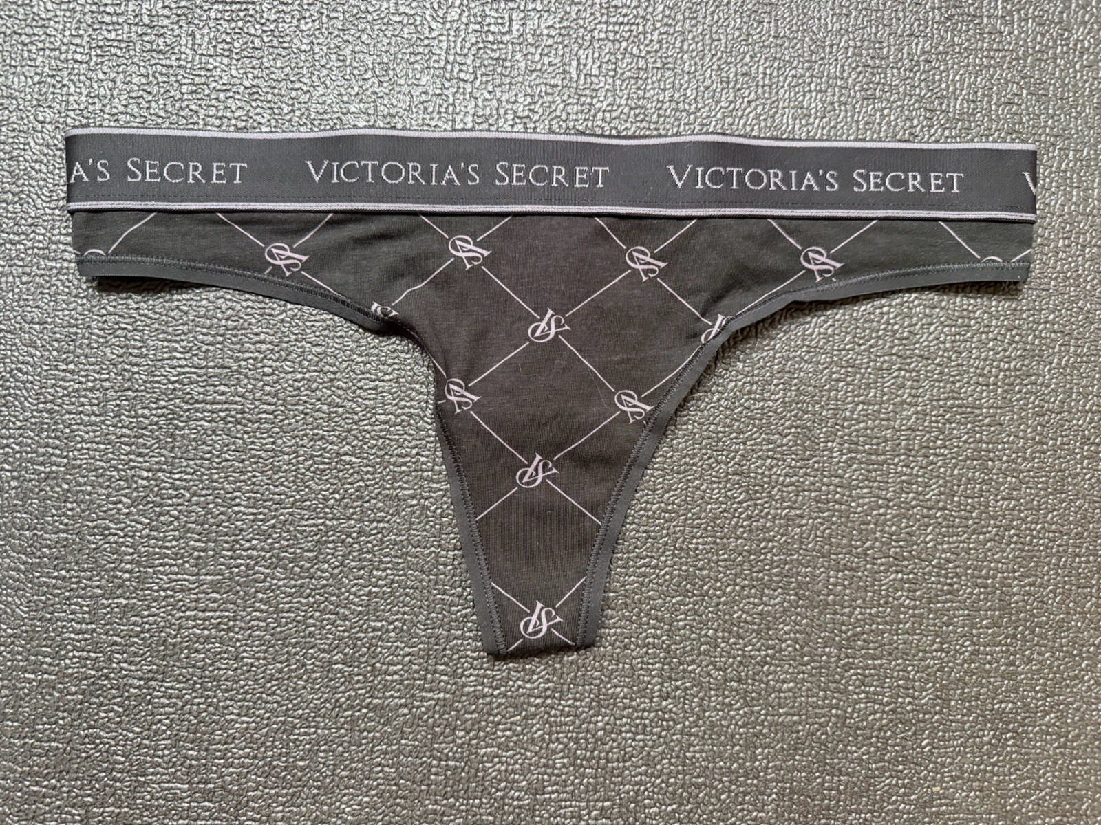 5 Pack Victoria’s Secret sz M Logo Cotton Thong String Panties Bundle Lot Set