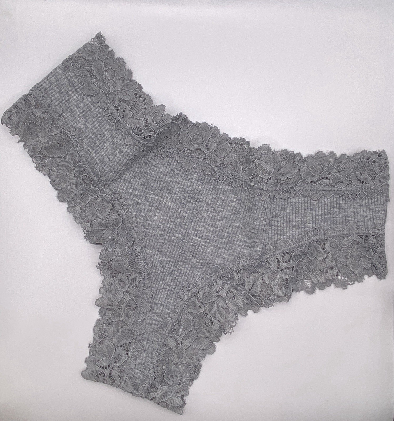 Women’s Cotton Lace Hipster Panties 5 Pack–Soft Stretch Briefs Underwear Bundle