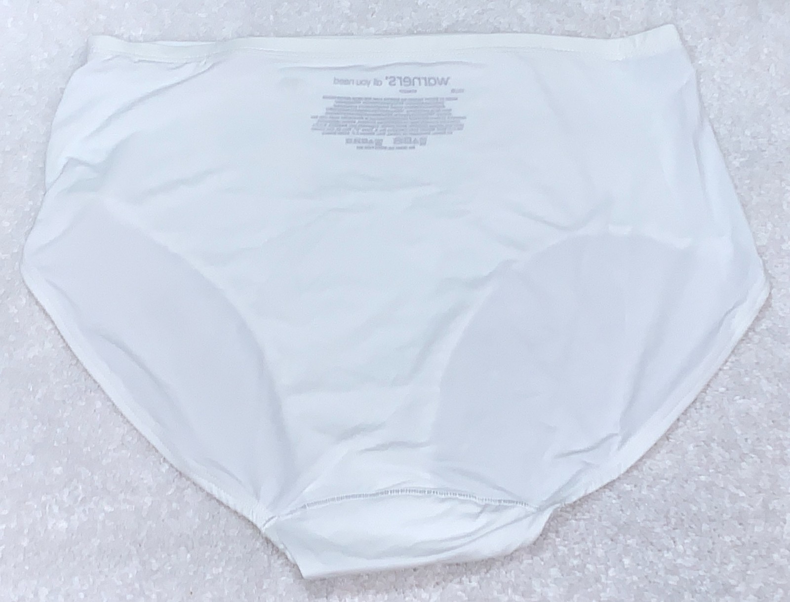 WARNERS Smooth It Over White Modern Hi Cut Panty Womens S 5 M 6 L 7 XL 8 2XL 9