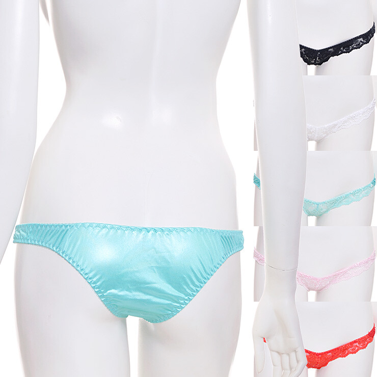 Japanese Sexy Very Low-Rise Bikini Panties front, Floral lace made in Japan L696