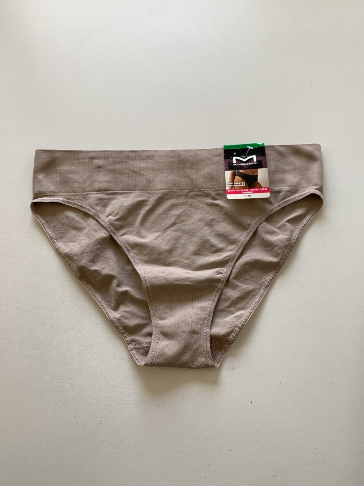 NWT Lot of 2 Maidenform Women’s Sz L Seamless High Leg Bikini Underwear DM2317