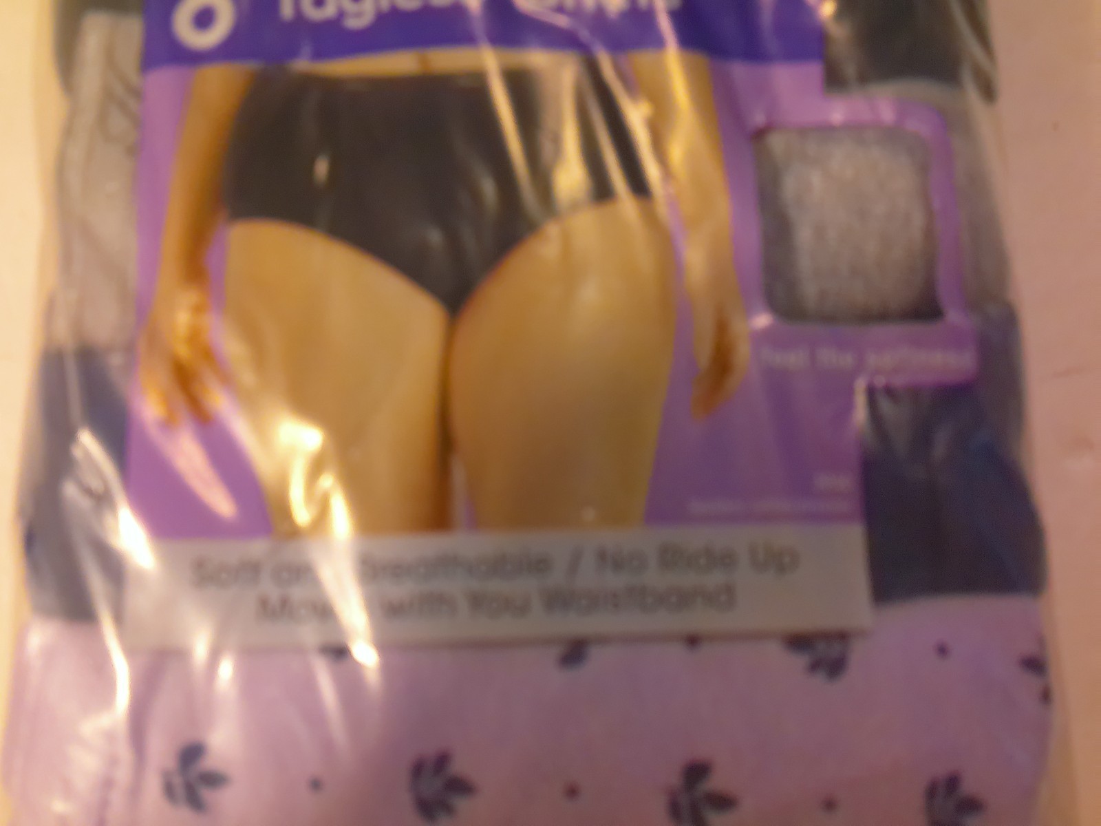 Hanes Women Breathable Cotton 6 Tagless Briefs Underwear Multicolor Size 7 Large