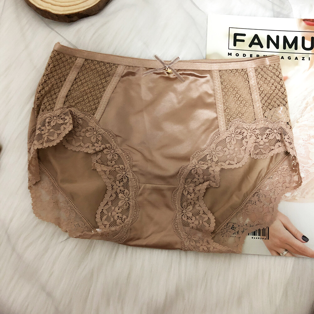 6 Packs Lot Sexy Womens French Lace Brief SilkySatin Panties Underwear Lingeries