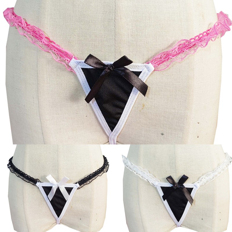 3 Pack Lot Sexy Womens Lace Panties Thongs G string Underwear Sissy Lingerie