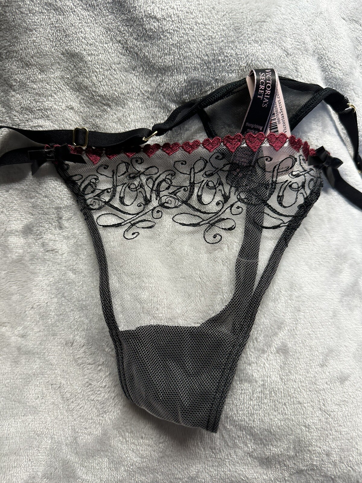 Victoria Secret Love Letter Thong/String SMALL-MEDIUM-LARGE
