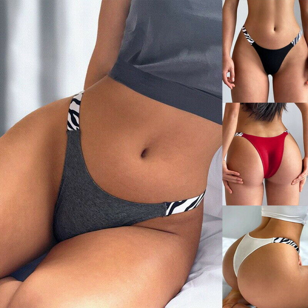 Women’s SEAMLESS THONGS Knickers Invisible Briefs Panties Comfy Underwear 6-22