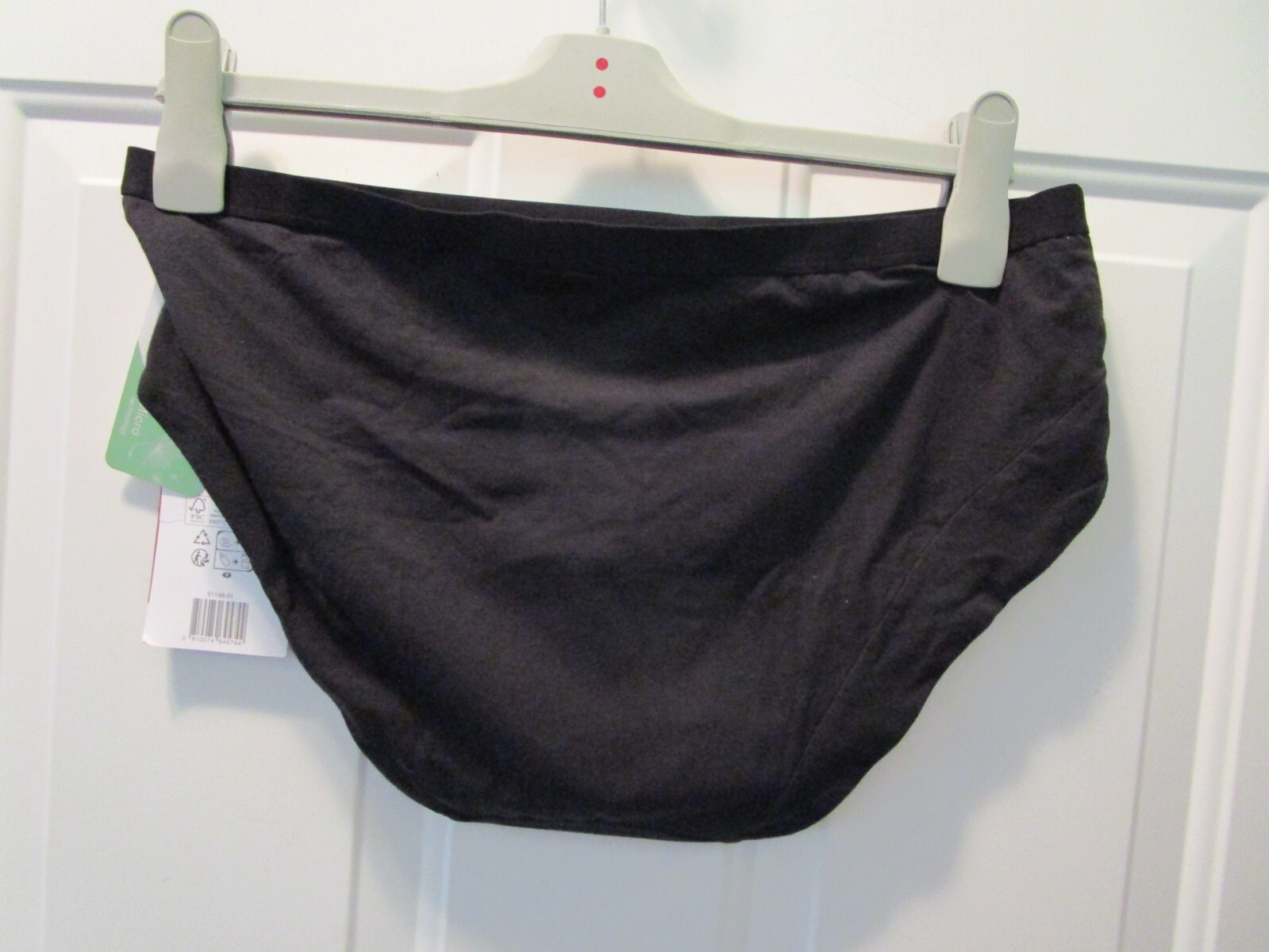 THINX BRIEF BLACK HEAVY ABSORBENCY PERIOD-PROOF MODAL PANTIES SIZE XL