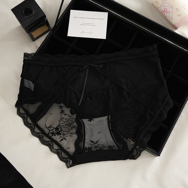 6 Pack Lot Sexy Ladies Womens Sheer Lace Panties Brief French Underwear Lingerie