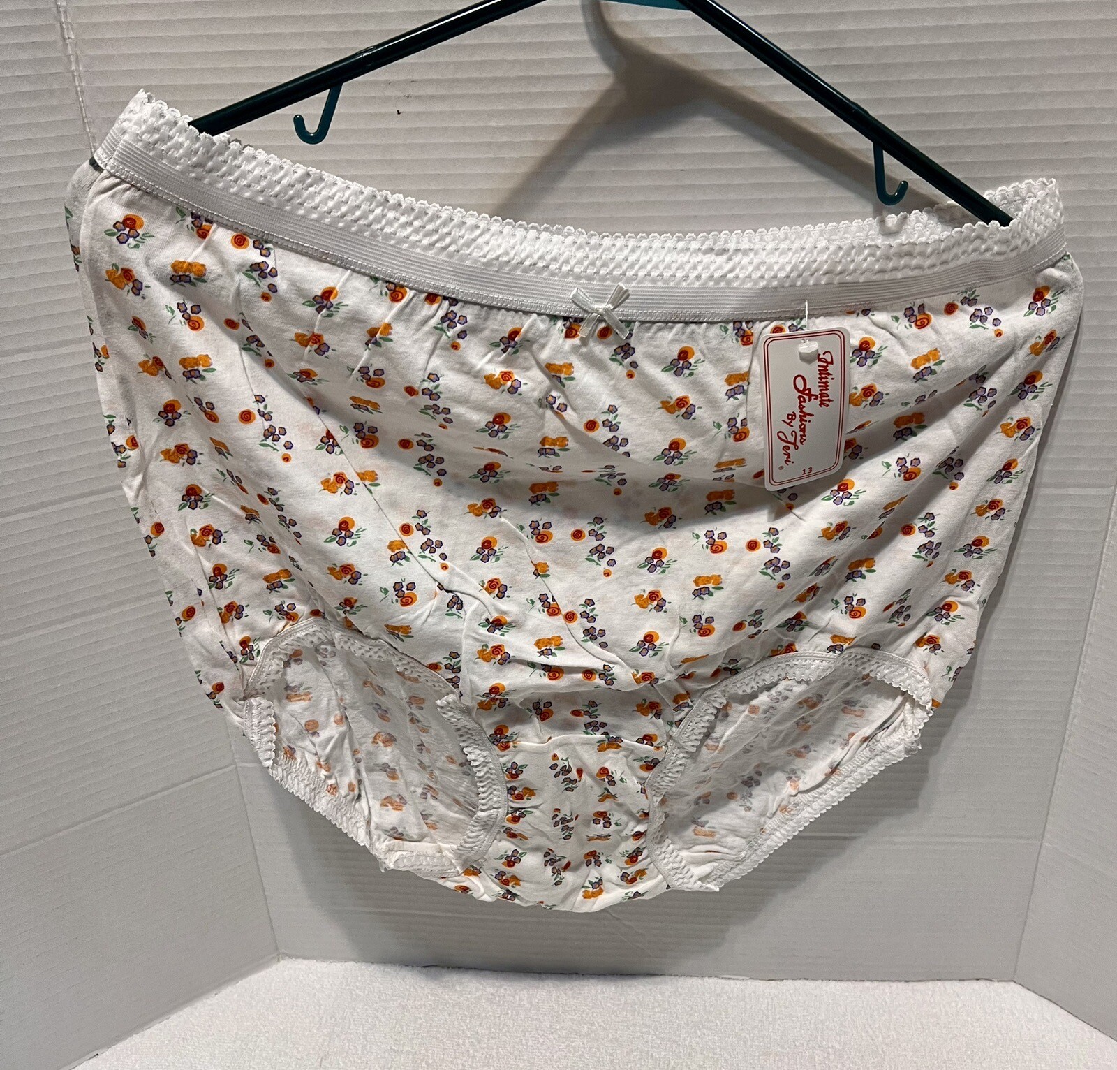 Women Full Coverage Panties Cotton Intimate Fashion By Teri Floral 6pair Size 13