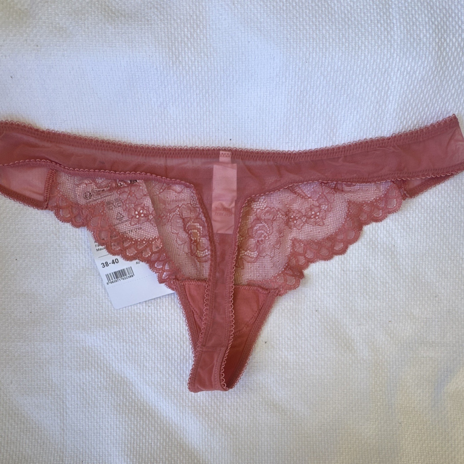 Gossard Superboost Lace Thong Mauve Pink small✔️