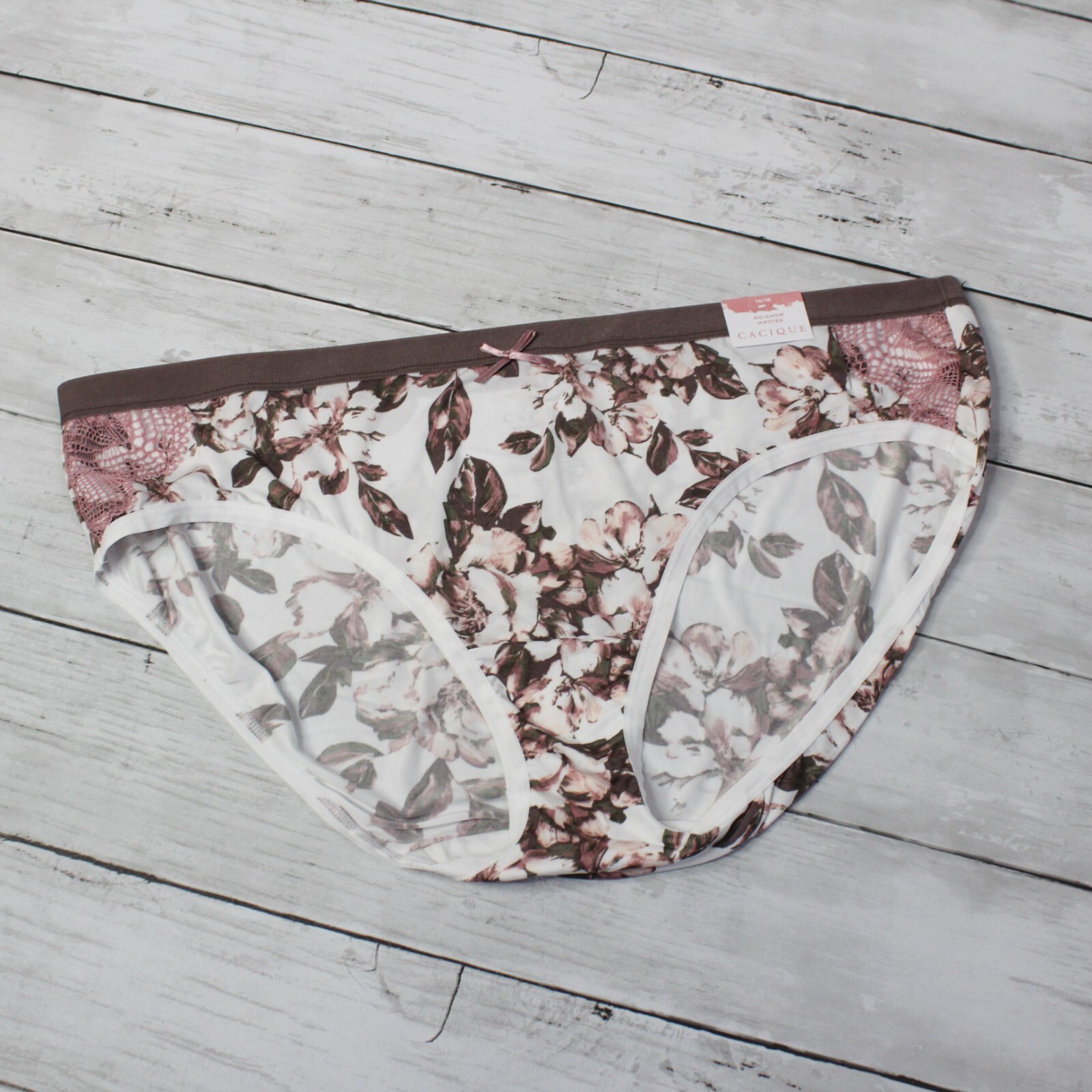 Cacique Women’s Floral Lace Panties Plus Size 14 16