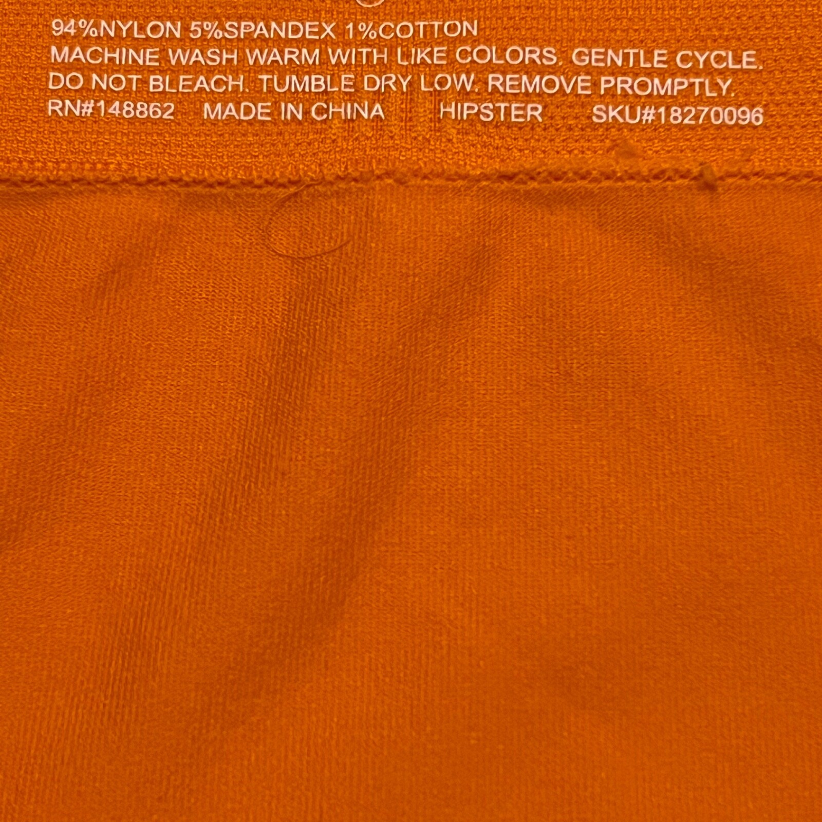 NWT TORRID Hipster Pantie Sz 4X Orange Black Ghost BOO