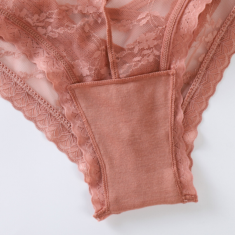 5 Pack Lot Sexy Womens Sheer Lace Panties Thongs Ladies Underwear Lingeries Soft