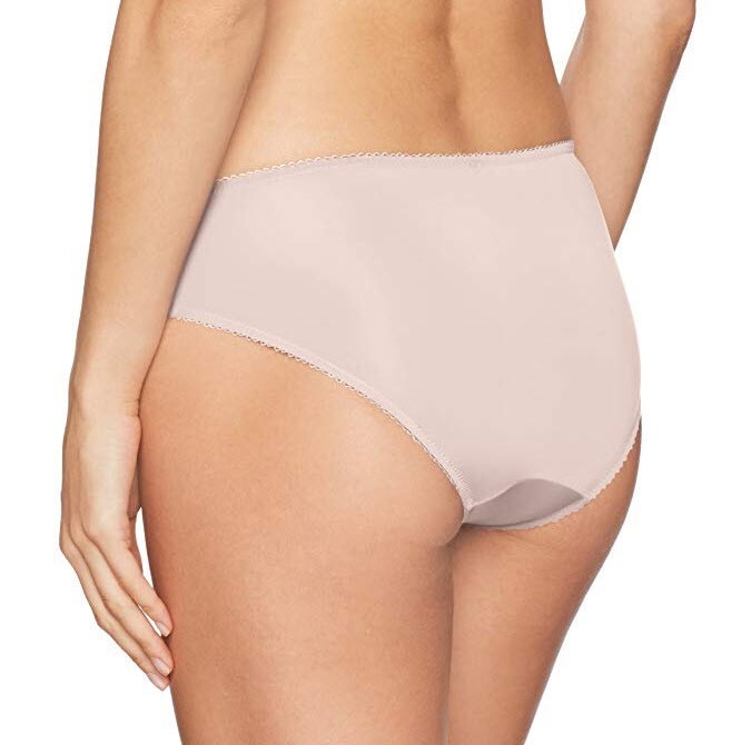 WACOAL 841117 ~ CHALK PINK ~ LA FEMME BIKINI PANTIES ~ SIZE XL