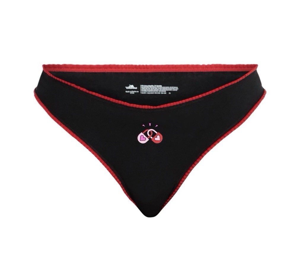 7-Pair WAY TO CELEBRATE Women’s XL (16-18) Thong Valentines Day Heart Underwear