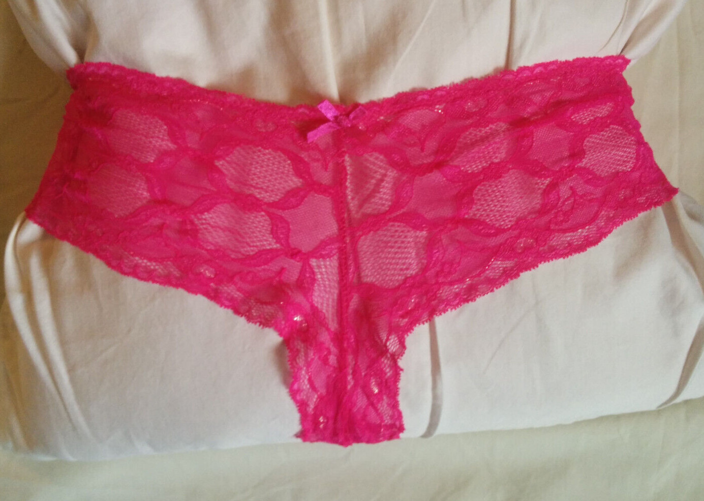 Always a Flirt Hot Sexy Pink Lace Panties/ Boy Shorts US sz Medium (China sz 2X)