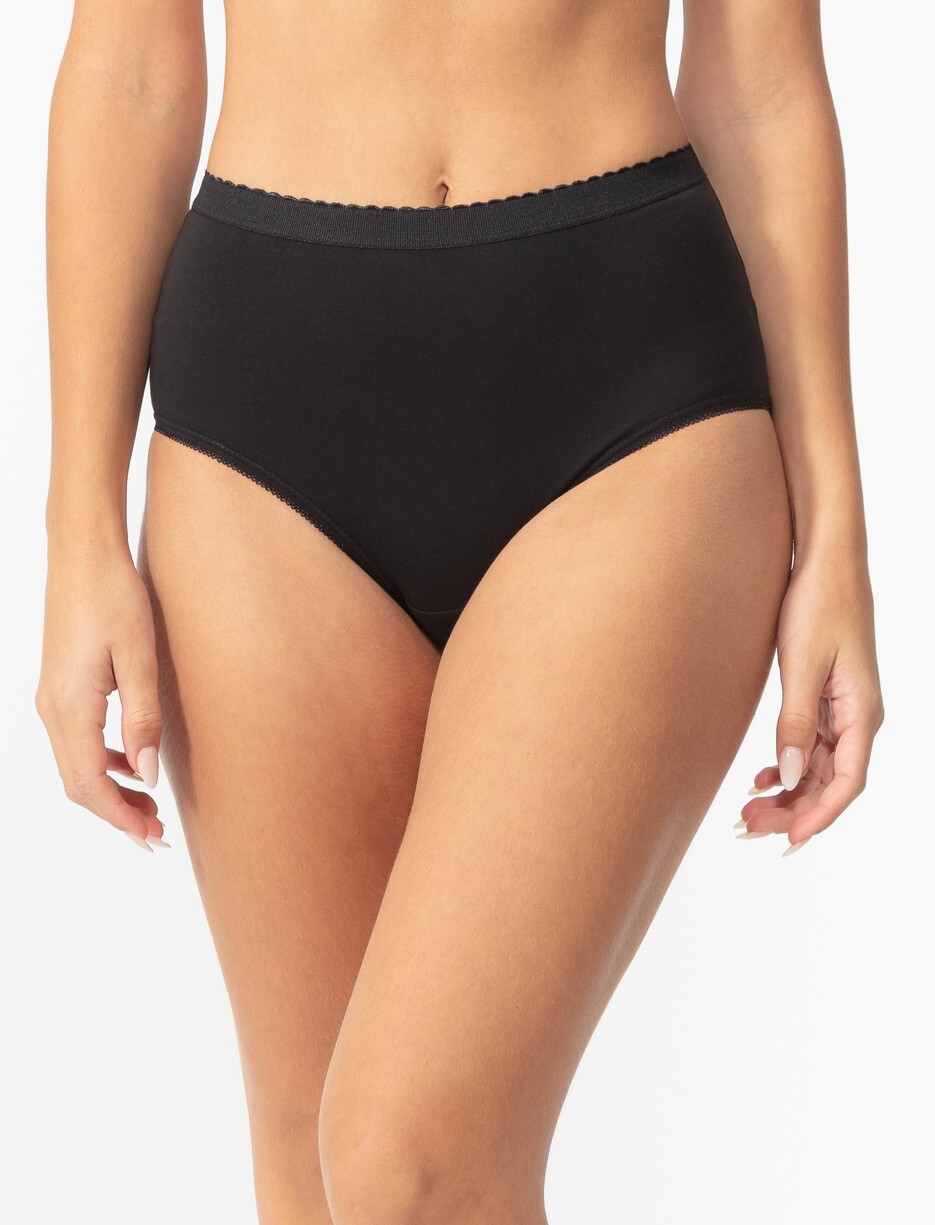 FEM Organic Cotton Underwear for Women Full Brief Women’s Panties – 3 pk