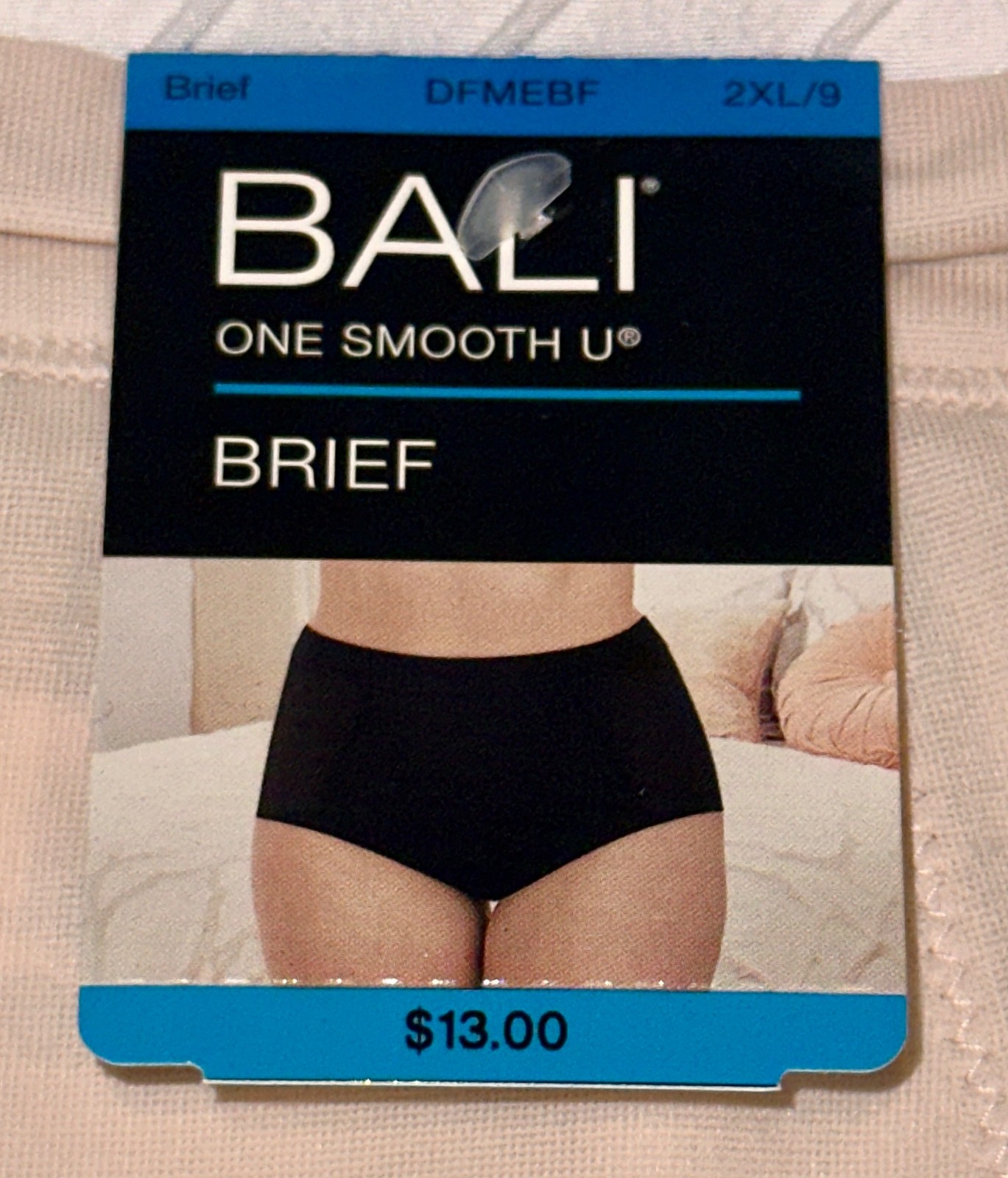 BALI One Smooth U Second Skin Micro Sandshell Brief Panty Womens M 6 L 7 XL 2XL