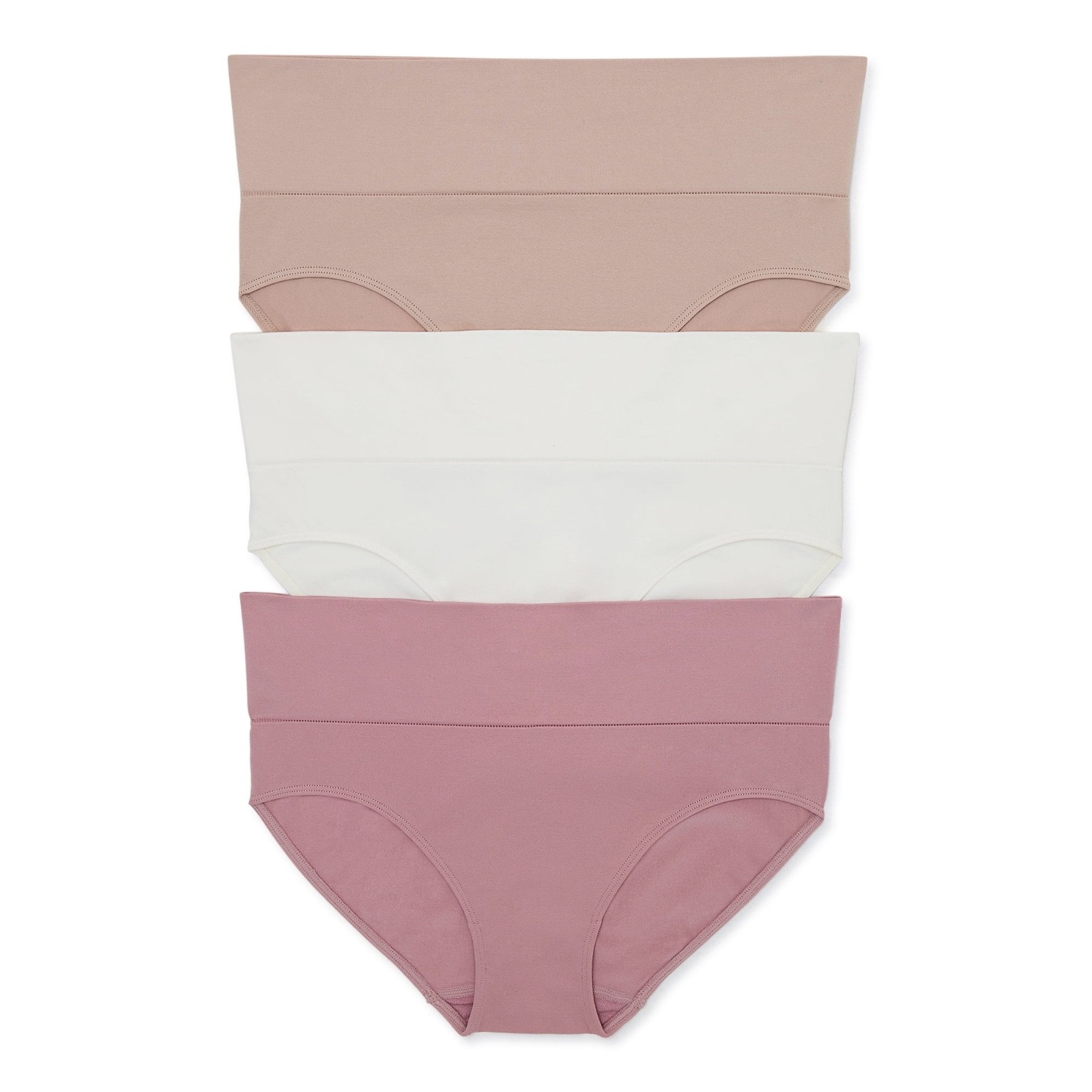 3 Pack Maternity Large Seamless Foldover Bikini Cooling Underwear Buttery Soft