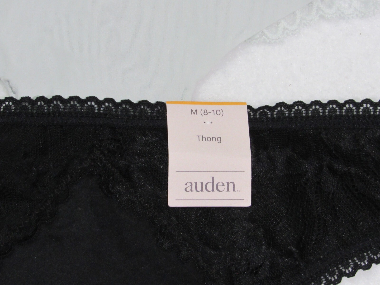 Auden Women’s Variety Thong 2 Pack Size Medium 8-10