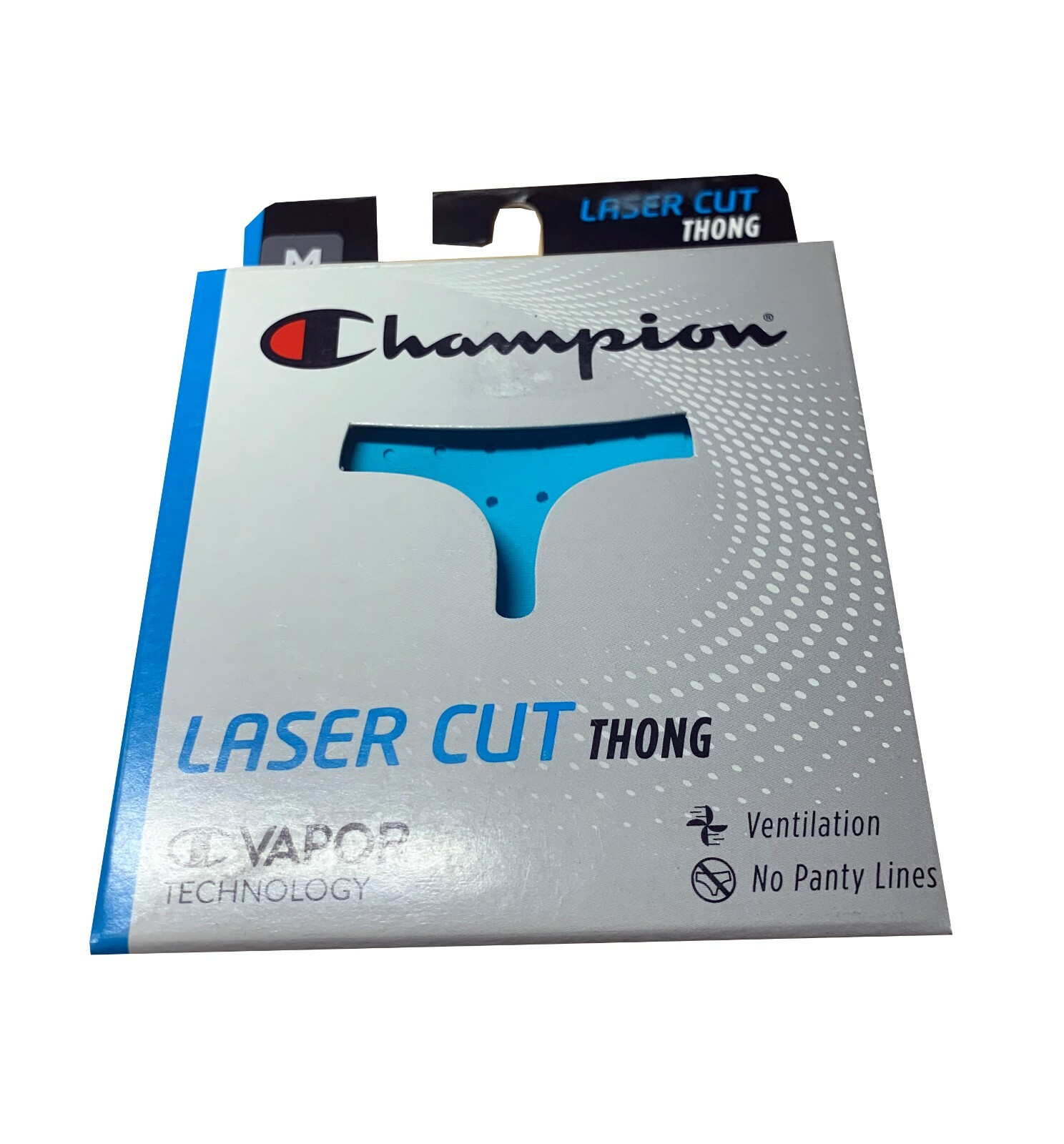 Champion® VAPOR™ TECHNOLOGY Women’s Laser Cut Thong 1-Pair LA46CH