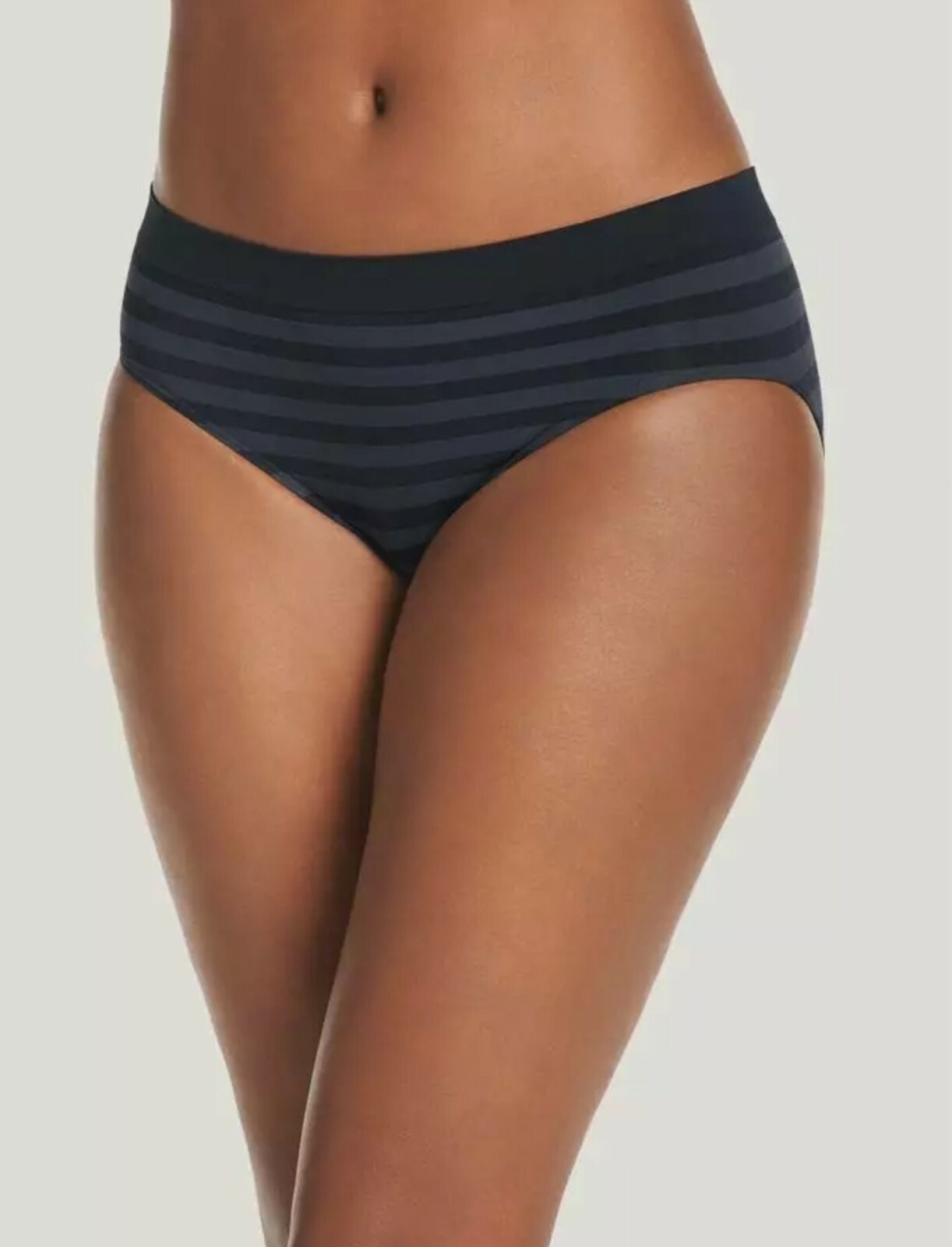 Jockey E3029 Comfies Matte & Shine Hipster Underwear Black Size 5