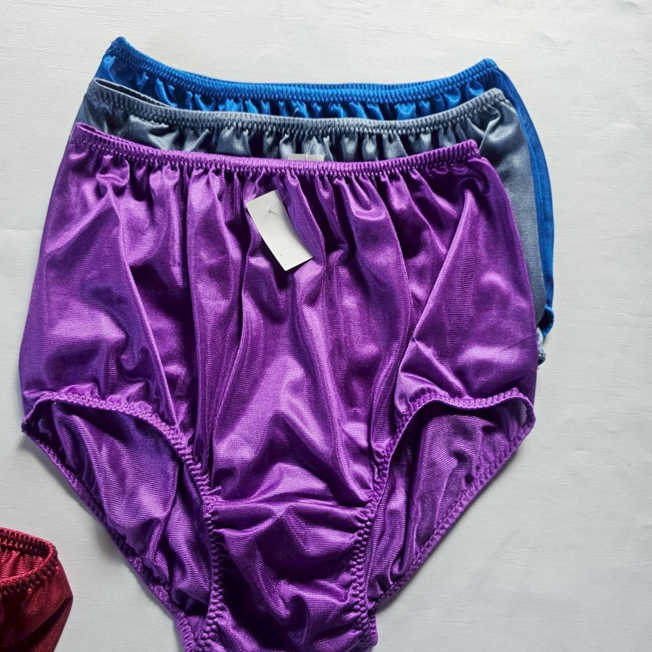 6 Nylon Underwear Granny Panties Comfort Woman Man Briefs High Waist 36″-42″ XL