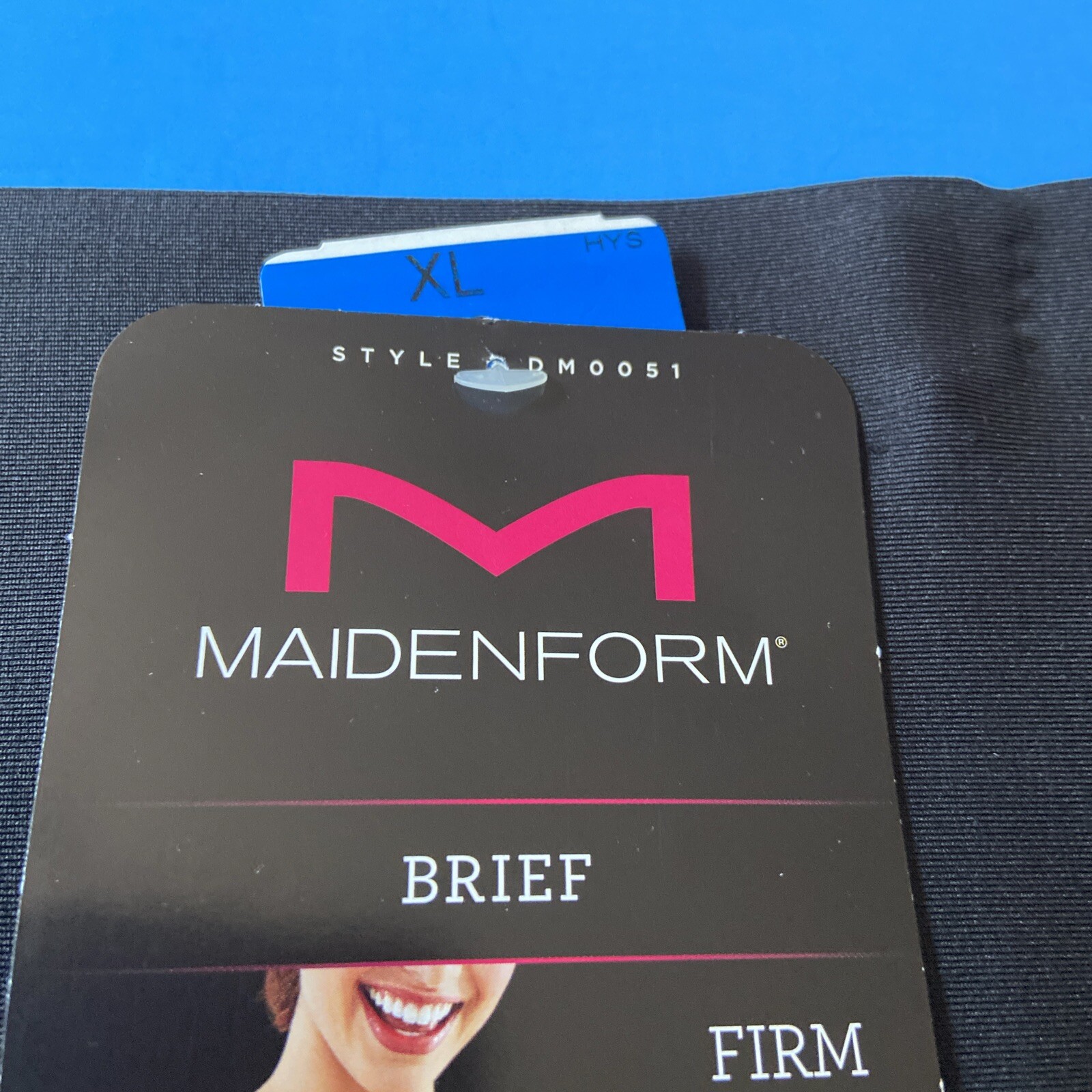 NEW! MAIDENFORM BLACK SHAPING BRIEF / SIZE 8 / X-LARGE