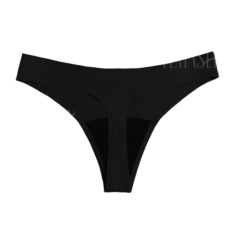 Period Thong Panties Low Rise Leak Proof Washable Light Flow Women’s Underwear