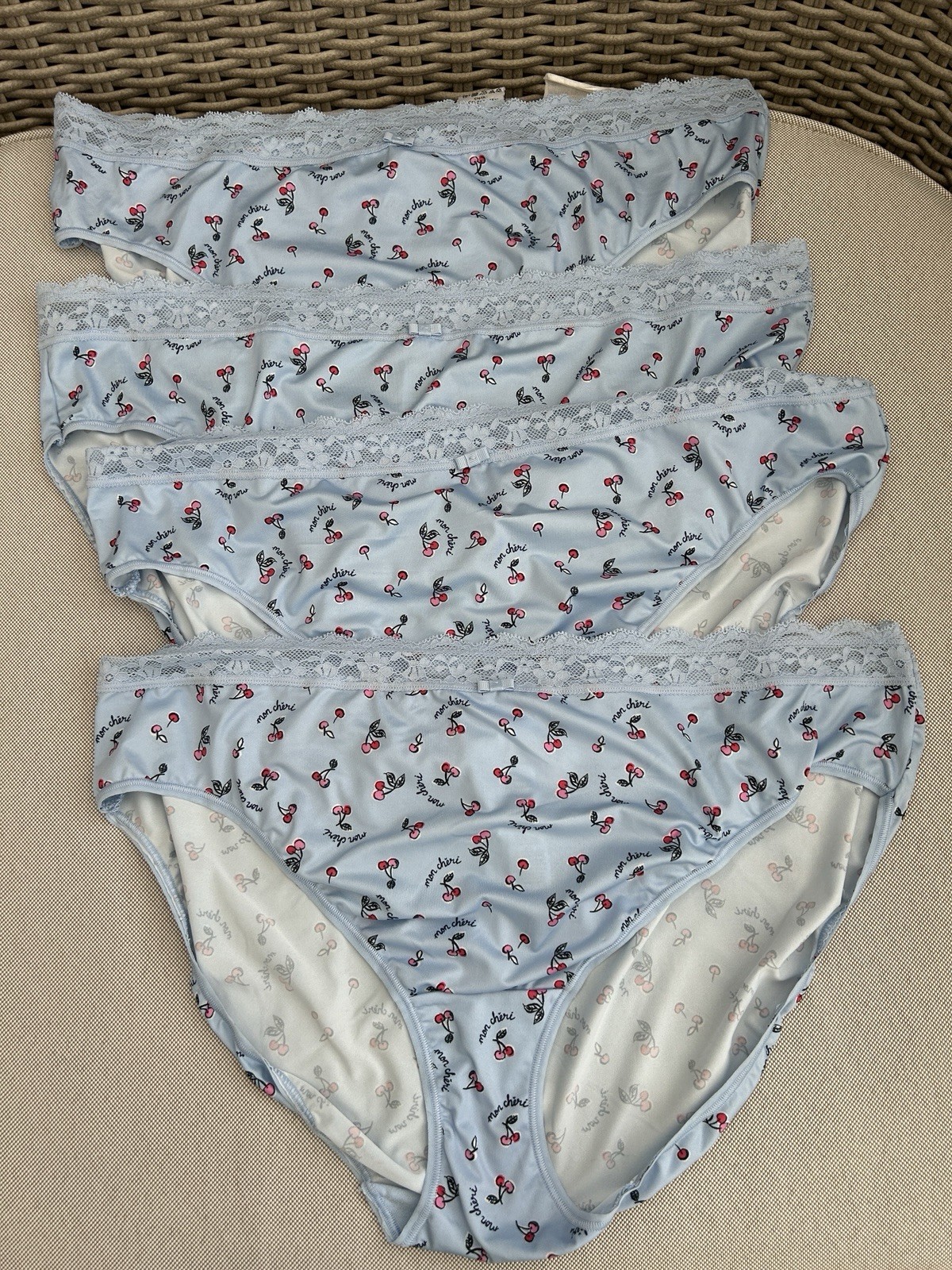 Ex Marks & Spencer Polyester Blend High Leg Briefs Knickers x 4 Size XL BNWT