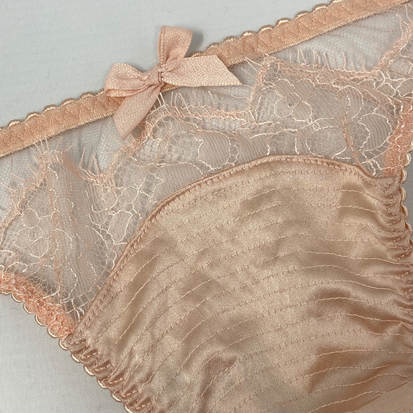 Agent Provocateur Helene Blush Silk Thong AP3 Medium NWT $145