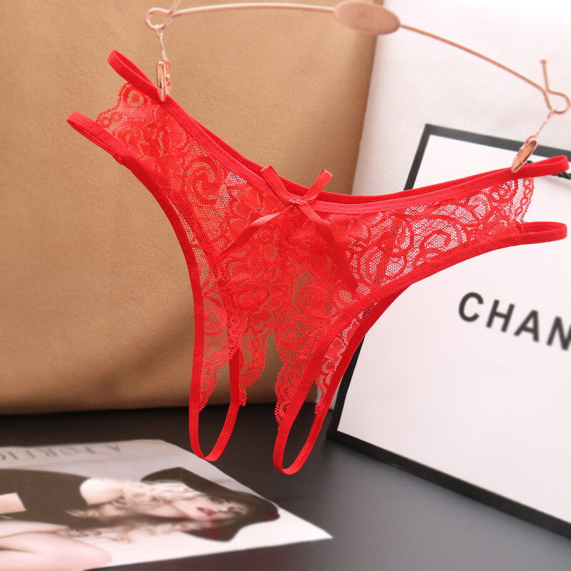 Women Sexy Thongs G-String Hot Panties Lace Bow Underwear Lingerie Underpants