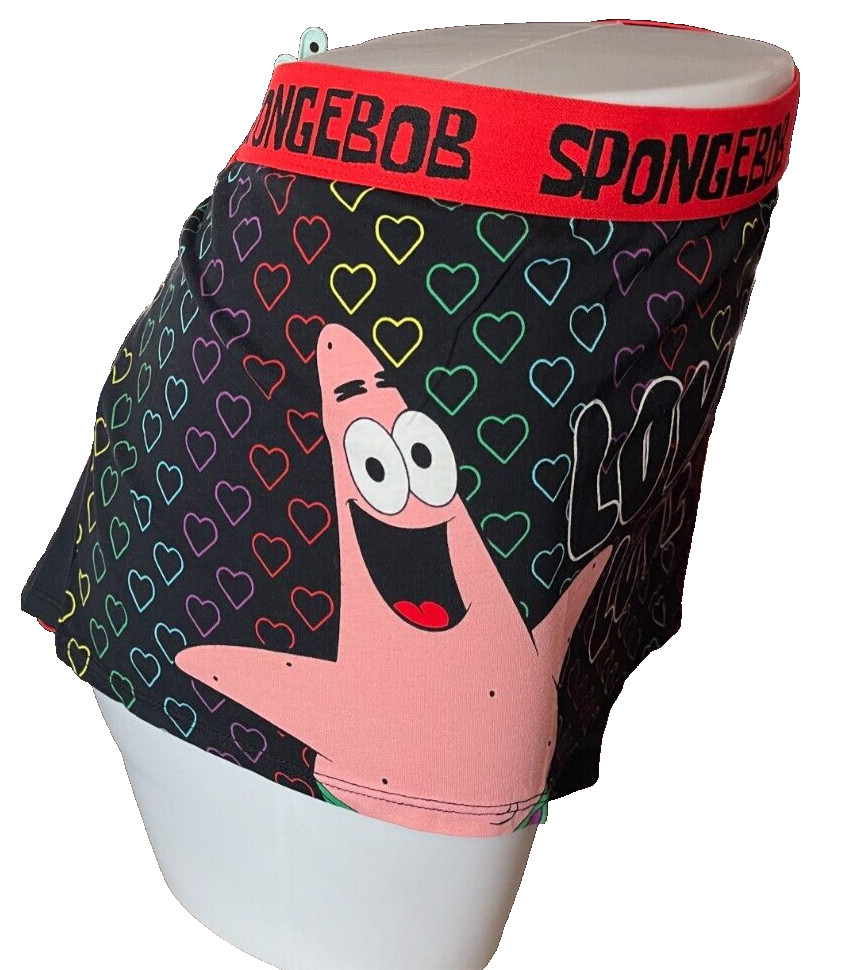 Nickelodeon +6 Black SpongeBob Love is Love Pride Graphic Cotton BoyShorts