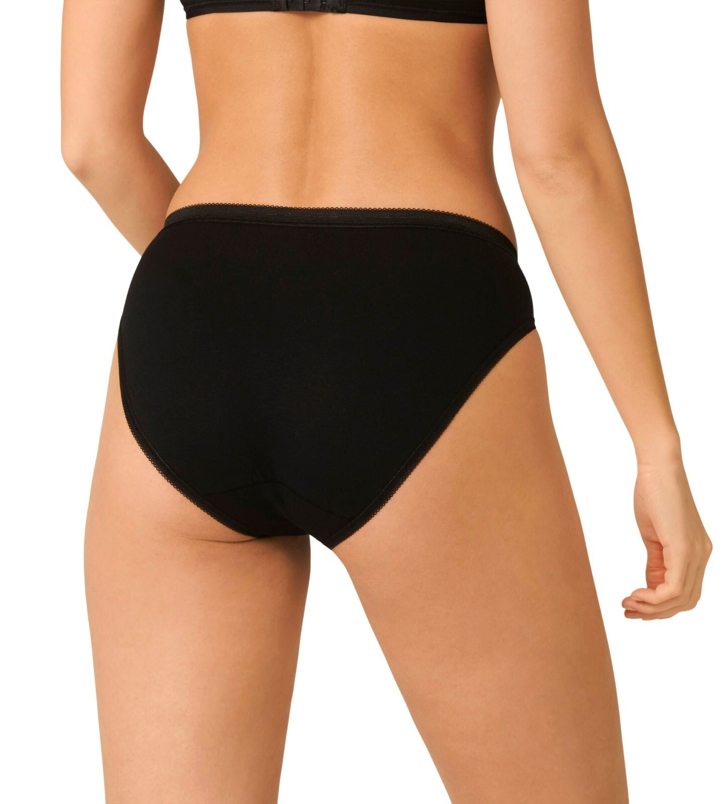 Sloggi Basic Pearl Tai High Leg Briefs Knickers 2 Pack 10221621