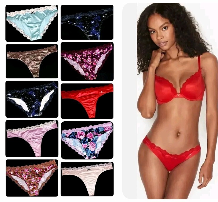 Victoria’s Secret Dream Angels SECOND SKIN Thong Cheekini XS S M L XL XXL Panty
