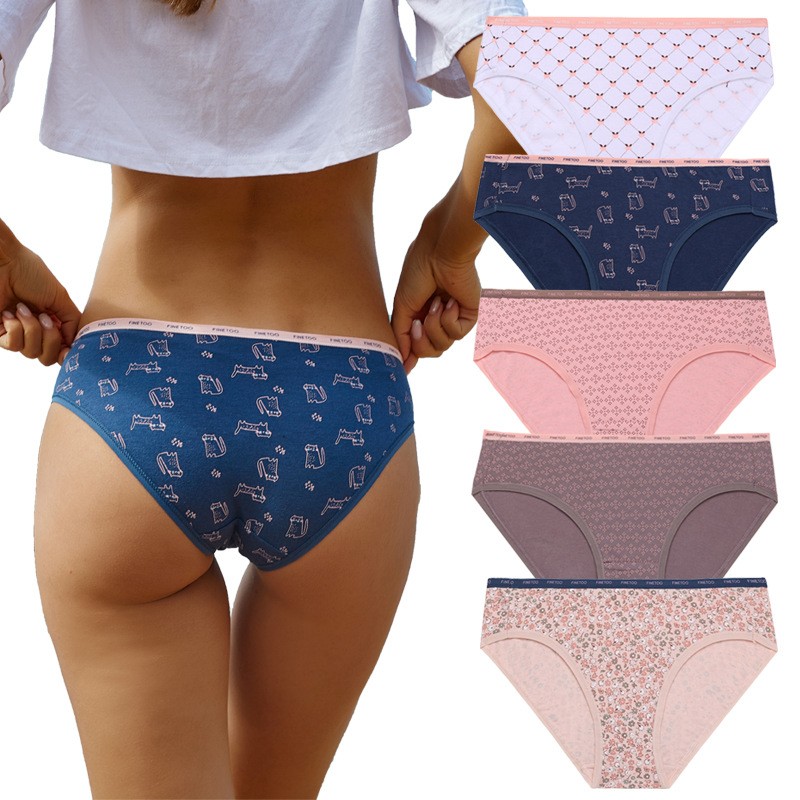 5 Pack Lot Ladies Womens Sexy Panties Underwear Brief Comfortable Lingeries Soft