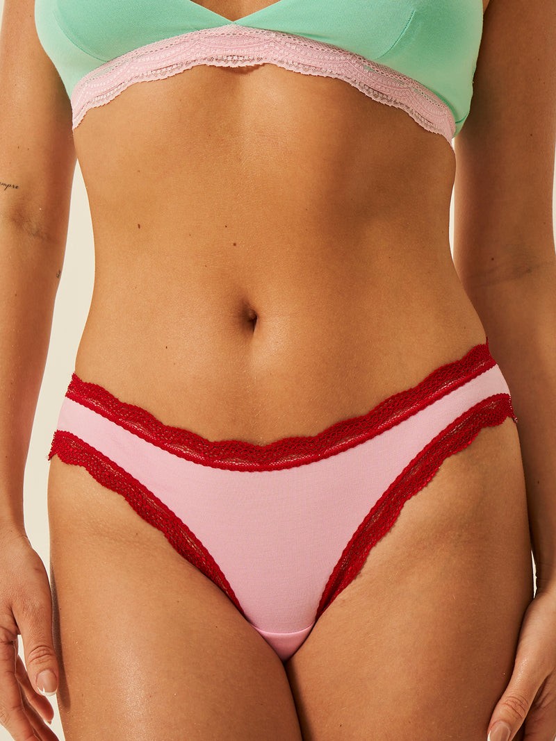 Stripe and Stare Bon-Bon Brights Sustainable Original Knickers 4 Pack Gift Boxed