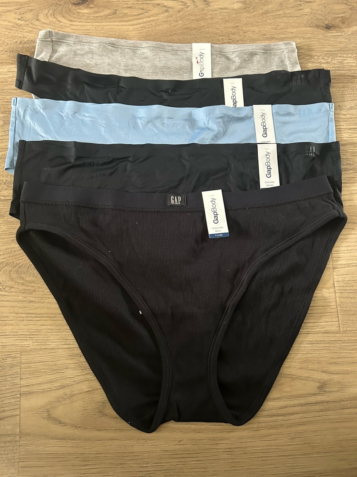 Gap GapBody Women’s Everyday 4 Pack of Different Style Panties XLarge 4PK