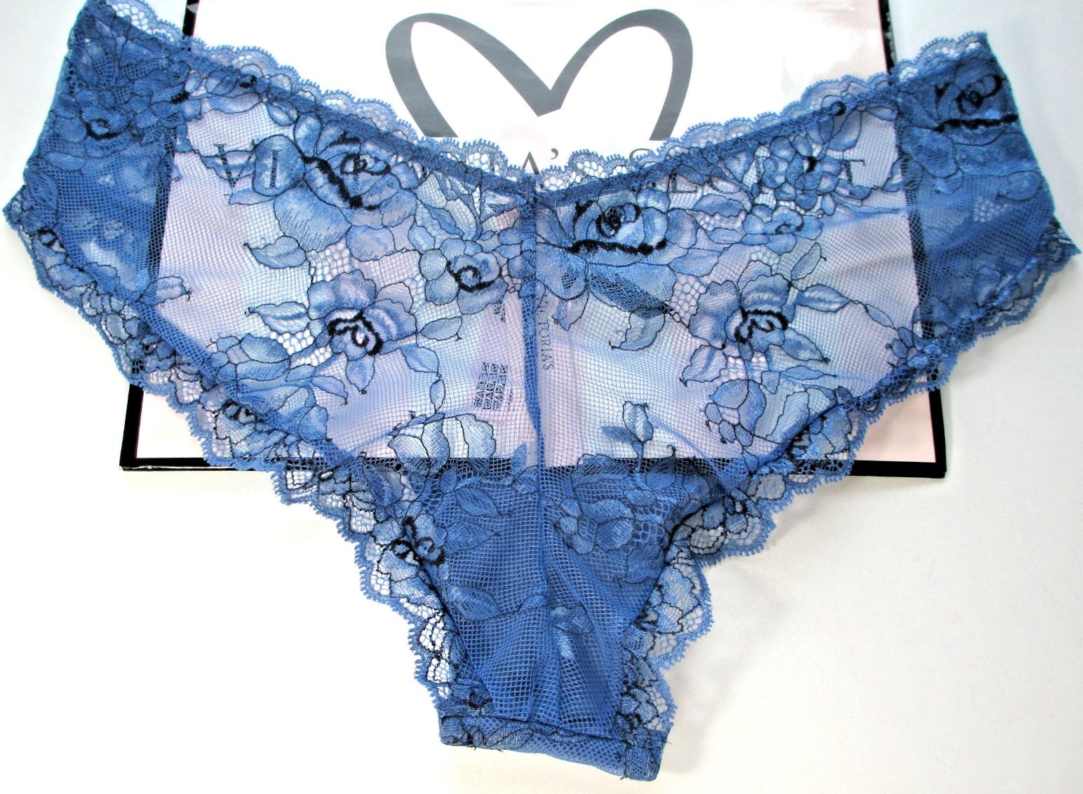 VICTORIA’S SECRET VERY SEXY High Leg Cheeky Panty S M L XL Blue Denim NWT Lace