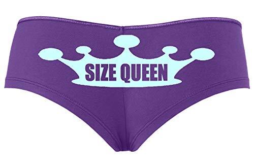 Size Queen of Spades Love BBC Sexy Purple Boyshort for HotWife Plus Sizes Too