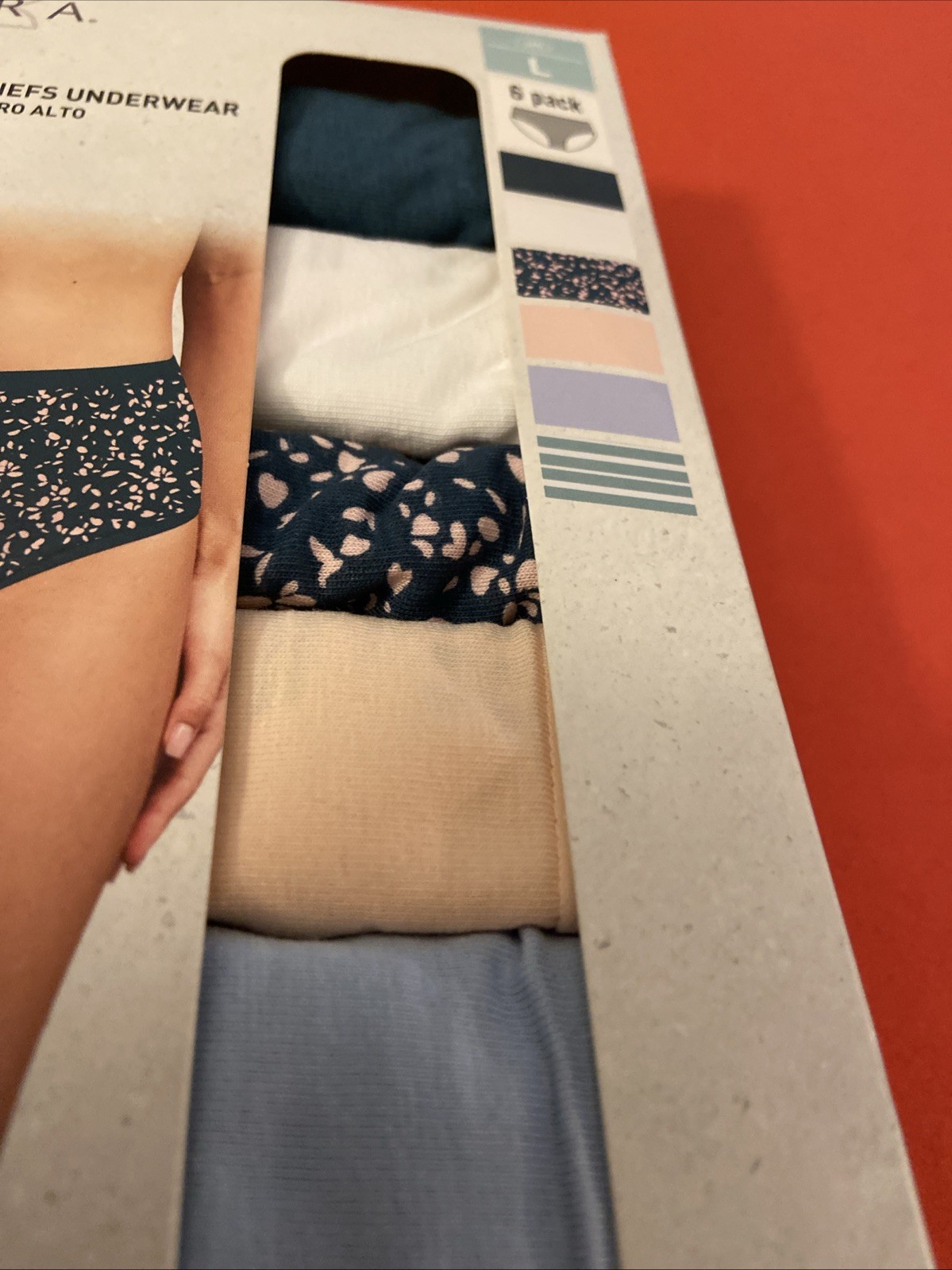 SERRA PACK OF 6!!! Assorted Briefs Underwear / Large