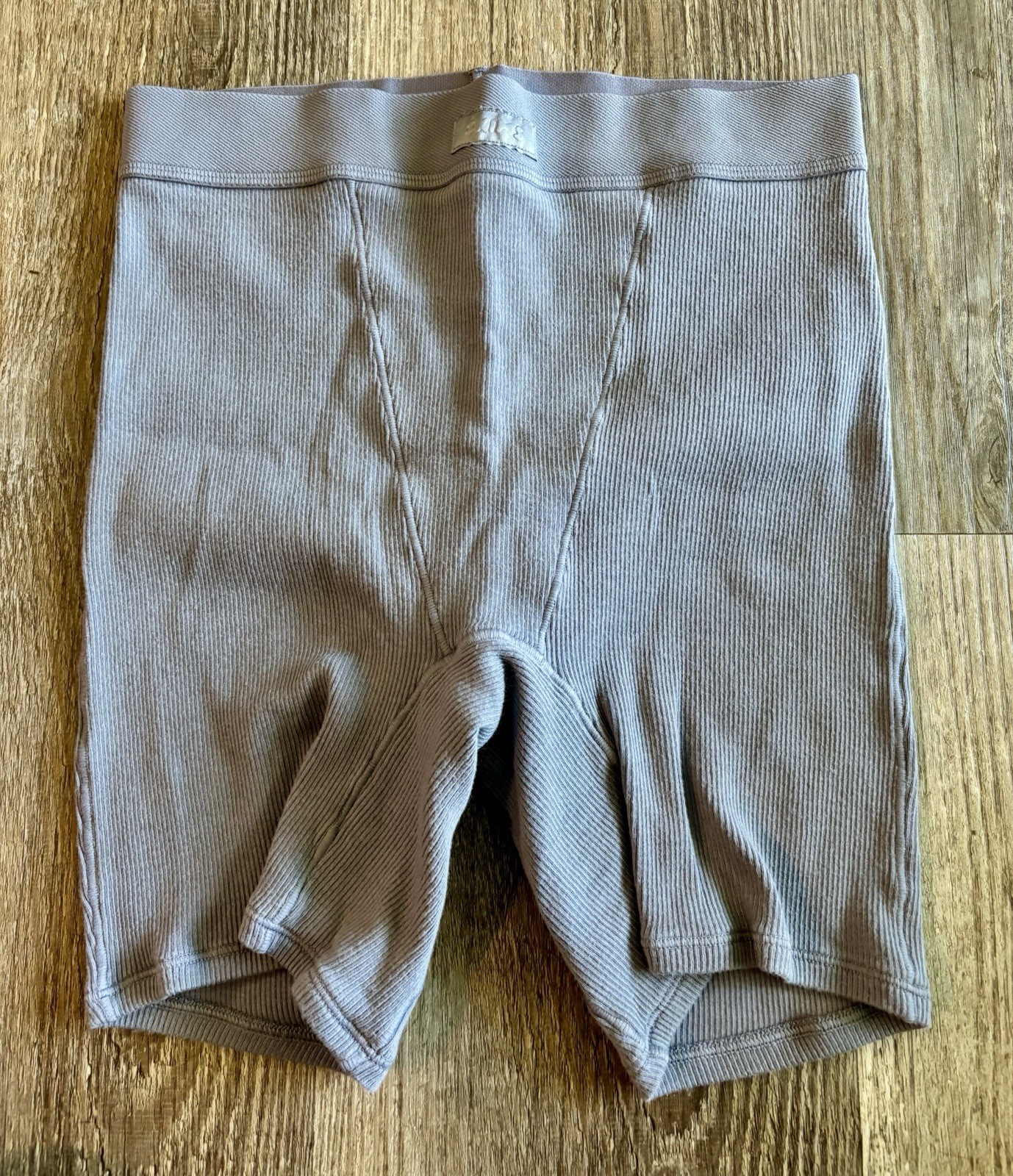 Skims Boyfriend Lavender Logo Stretch Pull On Boxer Shorts Women’s Size XS