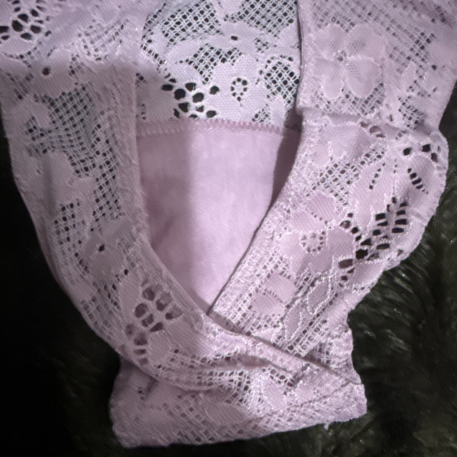 VICTORIA’S SECRET DREAM ANGELS LAVENDER Brazilian Slip Panty XS NEW WITH TAGS