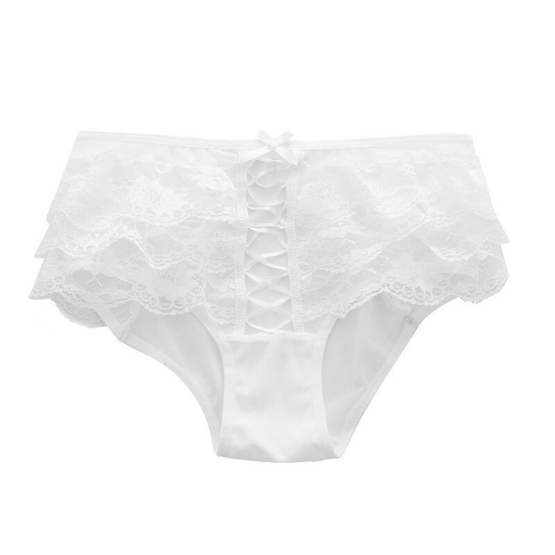 Womens Girls Lace Sheer Panties Briefs Lingeries Bow Sweet Japanese Underwear